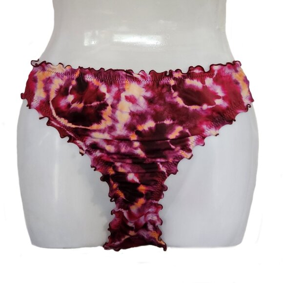 Beautiful SHADE & SHORE Fuscia Bikini Bottoms Size Large - Picture 1 of 4